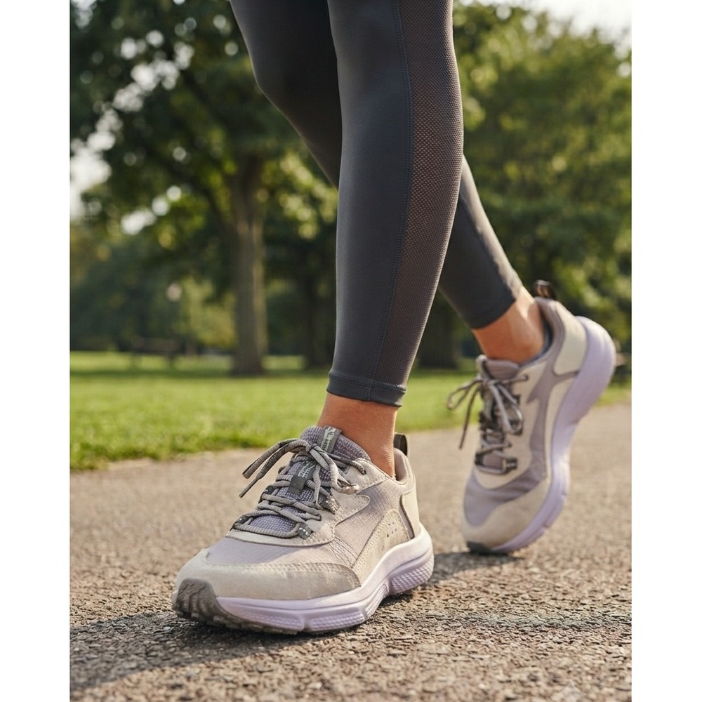 Under Armour Charged Verssert 2 Womens Grey Running Shoes 3027180-102 Size 7